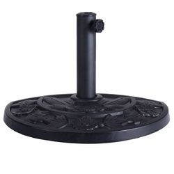 20" Outdoor Patio Half Round Umbrella Base