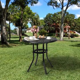 32*32*29" Outdoor Cast Aluminum Round Dining Table