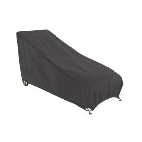 Lounge Chair Waterproof Dust Cover (Color: Black)